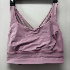 Lululemon Athletica Light Pink Strappy Sports Bra